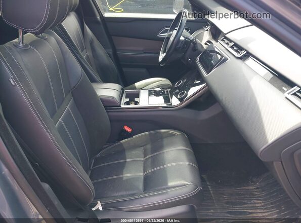 SALYB2EX4KA215224 2019 LAND ROVER RANGE ROVER VELAR Gray Widok wnętrza z przodu