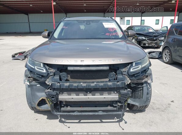 SALYB2EX8KA208518 2019 LAND ROVER RANGE ROVER VELAR Brown უკანა სალონის ხედი