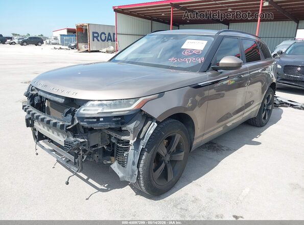 SALYB2EX8KA208518 2019 LAND ROVER RANGE ROVER VELAR Brown წინა მარცხენა ხედი სამი მეოთხედიდან