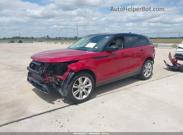 SALYB2EX9LA291331 2020 LAND ROVER RANGE ROVER VELAR Red Առջևի ձախ երեք քառորդ տեսարան
