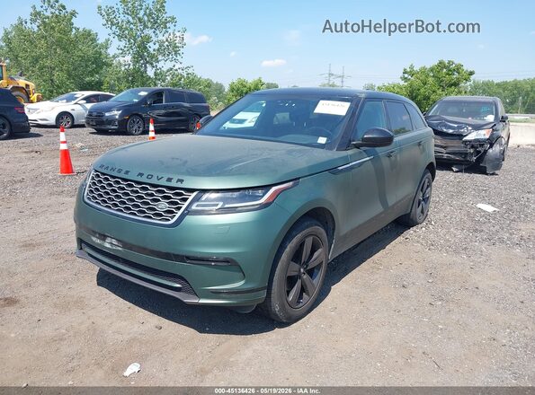 SALYB2RX0JA762063 2018 LAND ROVER RANGE ROVER VELAR Зеленый Вид спереди