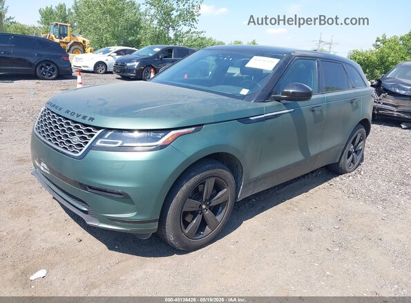 SALYB2RX0JA762063 2018 LAND ROVER RANGE ROVER VELAR Зеленый Передняя левая четверть