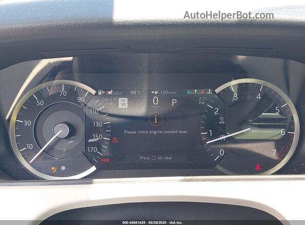 SALYJ2EX2MA311455 2021 LAND ROVER RANGE ROVER VELAR White Vista de los asientos traseros