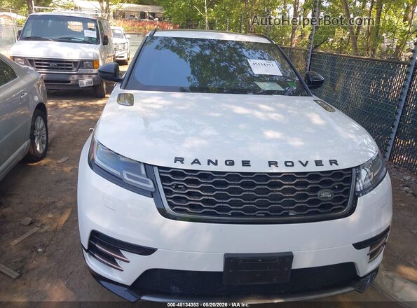 SALYK2FV1LA255338 2020 LAND ROVER RANGE ROVER VELAR White Vista interior trasera