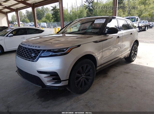 SALYL2EX4KA227791 2019 LAND ROVER RANGE ROVER VELAR Silver წინა მარცხენა ხედი სამი მეოთხედიდან