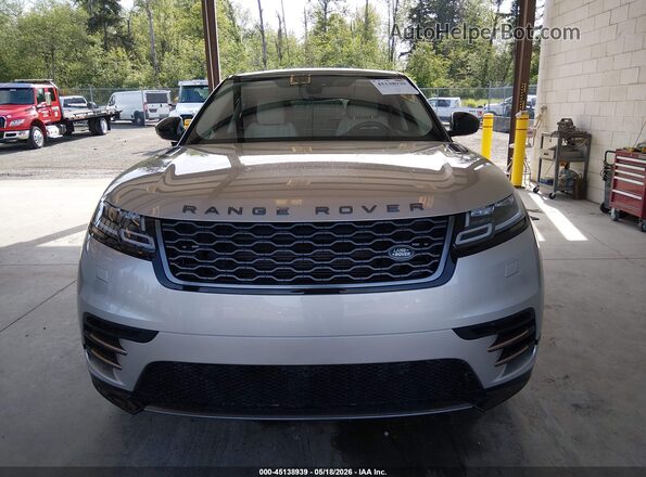 SALYL2EX4KA227791 2019 LAND ROVER RANGE ROVER VELAR Silver უკანა სალონის ხედი
