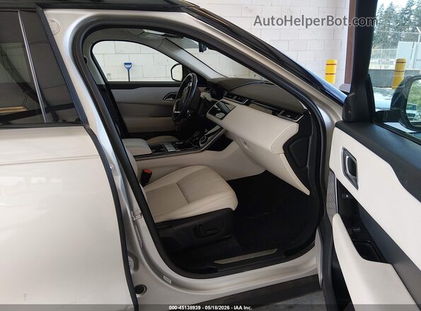 SALYL2EX4KA227791 2019 LAND ROVER RANGE ROVER VELAR Silver წინა სალონის ხედი