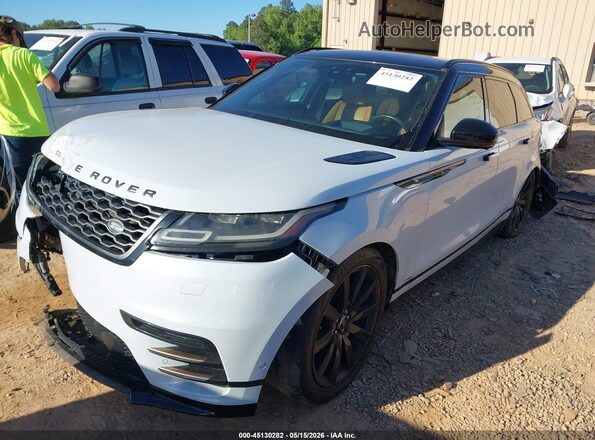 SALYL2FV2KA214633 2019 LAND ROVER RANGE ROVER VELAR Gray Vista tres cuartos delantera izquierda