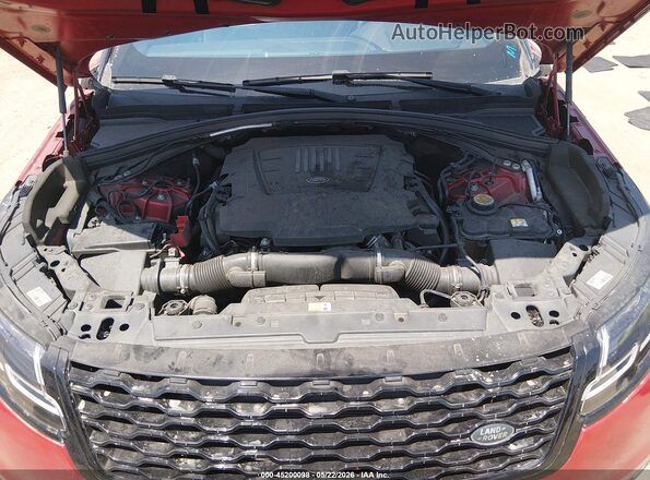 SALYL2FV9KA221692 2019 LAND ROVER RANGE ROVER VELAR Red Вид ззаду