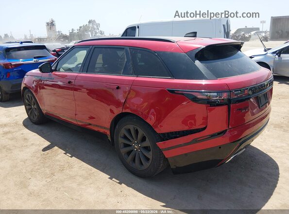 SALYL2FV9KA221692 2019 LAND ROVER RANGE ROVER VELAR Red Задня ліва чверть