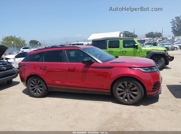 SALYL2FV9KA221692 2019 LAND ROVER RANGE ROVER VELAR Red Вид задньої частини салону
