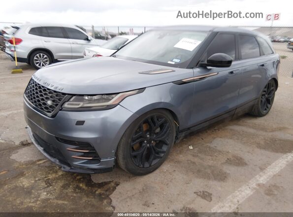 SALYL2RV4JA742460 2018 LAND ROVER RANGE ROVER VELAR Gray Передня ліва чверть