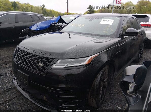 SALYL2RV9JA730790 2018 LAND ROVER RANGE ROVER VELAR Черный Передняя левая четверть