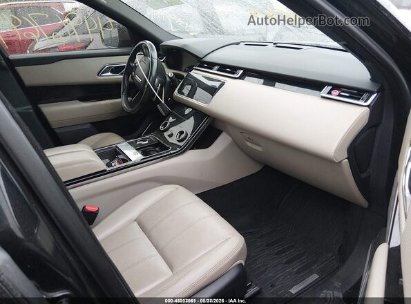 SALYL2RV9JA730790 2018 LAND ROVER RANGE ROVER VELAR Черный Вид салона спереди