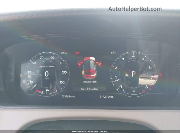 SALYL2RX0JA734809 2018 LAND ROVER RANGE ROVER VELAR Black Vista de los asientos traseros