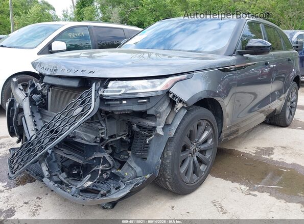 SALYL2RX9JA721962 2018 LAND ROVER RANGE ROVER VELAR Gray წინა მარცხენა ხედი სამი მეოთხედიდან