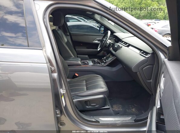 SALYL2RX9JA721962 2018 LAND ROVER RANGE ROVER VELAR Gray წინა სალონის ხედი