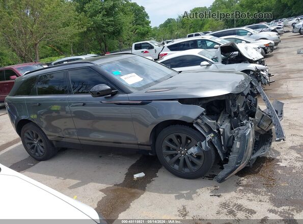 SALYL2RX9JA721962 2018 LAND ROVER RANGE ROVER VELAR Gray სალონის 360-გრადუსიანი ხედი