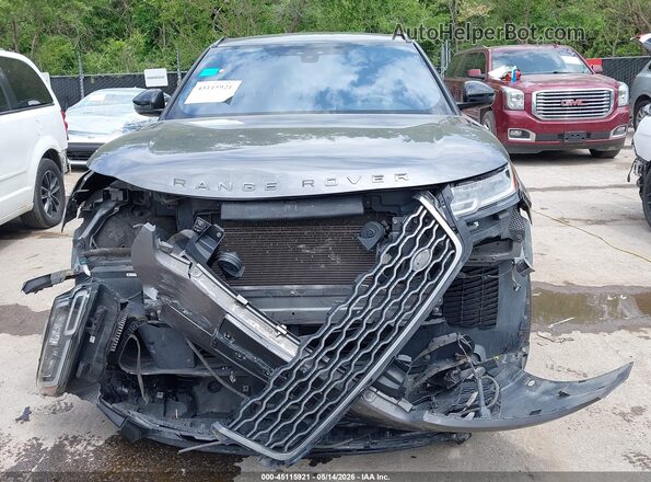 SALYL2RX9JA721962 2018 LAND ROVER RANGE ROVER VELAR Gray უკანა სალონის ხედი