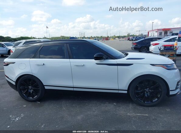 SALYM2EV0LA256623 2020 LAND ROVER RANGE ROVER VELAR Белый Вид задней части салона