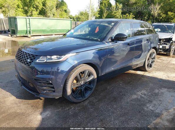 SALYM2FU5MA313809 2021 LAND ROVER RANGE ROVER VELAR Blue Vista tres cuartos delantera izquierda