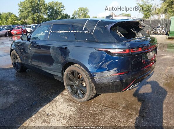 SALYM2FU5MA313809 2021 LAND ROVER RANGE ROVER VELAR Blue Trasero izquierdo