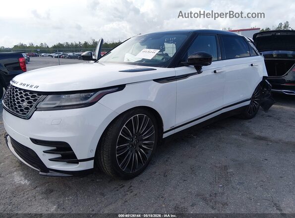 SALYM2FU6MA325077 2021 LAND ROVER RANGE ROVER VELAR White წინა მარცხენა ხედი სამი მეოთხედიდან