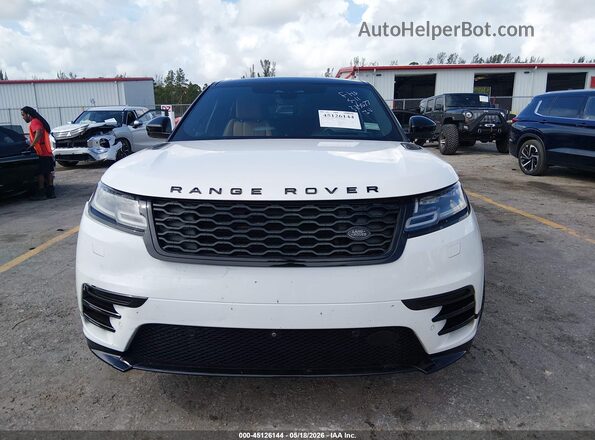 SALYM2FU6MA325077 2021 LAND ROVER RANGE ROVER VELAR White უკანა სალონის ხედი