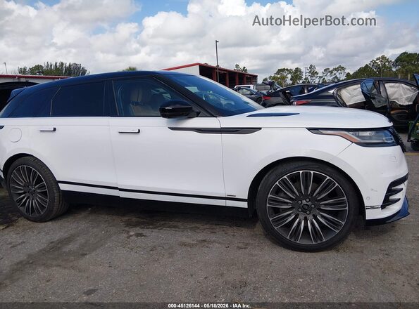 SALYM2FU6MA325077 2021 LAND ROVER RANGE ROVER VELAR White სალონის 360-გრადუსიანი ხედი