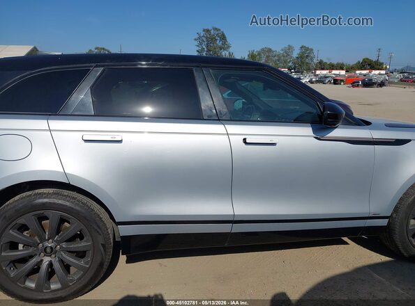 SALYT2EX6MA312442 2021 LAND ROVER RANGE ROVER VELAR Silver Vista interior trasera