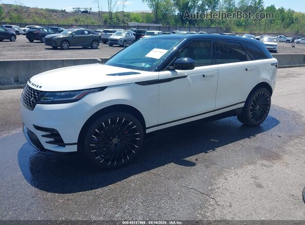 SALYT2EXXNA342139 2022 LAND ROVER RANGE ROVER VELAR Белый Передняя левая четверть
