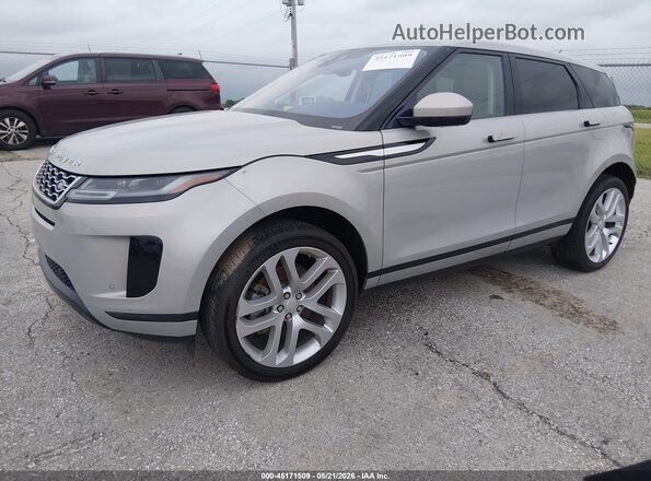SALZJ2FX5LH031280 2020 LAND ROVER RANGE ROVER EVOQUE Silver წინა მარცხენა ხედი სამი მეოთხედიდან