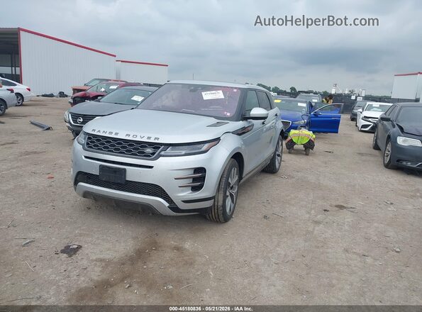 SALZM2GX9LH059296 2020 LAND ROVER RANGE ROVER EVOQUE Silver წინა მარცხენა ხედი სამი მეოთხედიდან