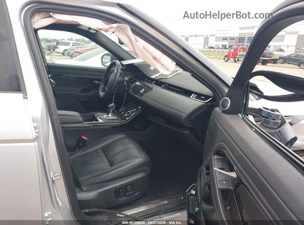 SALZM2GX9LH059296 2020 LAND ROVER RANGE ROVER EVOQUE Silver წინა სალონის ხედი