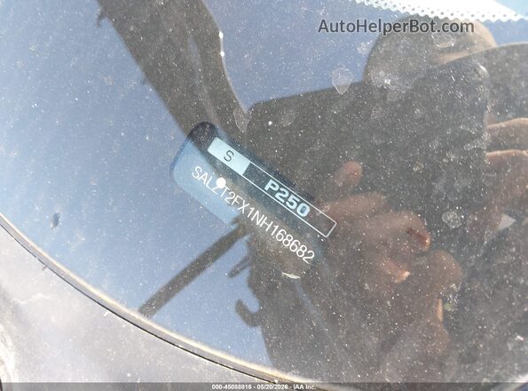 SALZT2FX1NH168682 2022 LAND ROVER RANGE ROVER EVOQUE Серый Вид подкапотного пространства