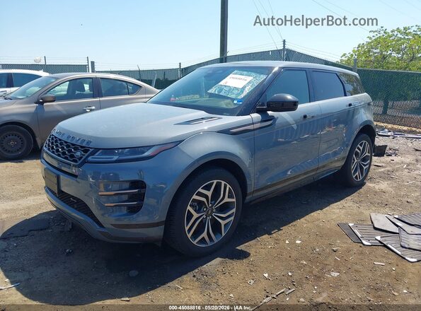 SALZT2FX1NH168682 2022 LAND ROVER RANGE ROVER EVOQUE Серый Передняя левая четверть