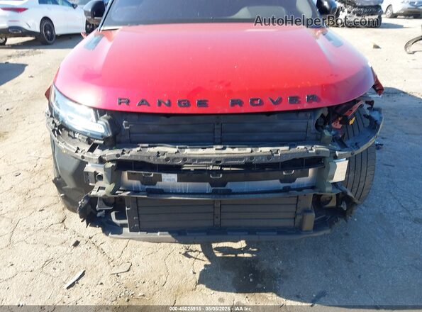 SALZT2FX5MH133450 2021 LAND ROVER RANGE ROVER EVOQUE Red Widok z przodu
