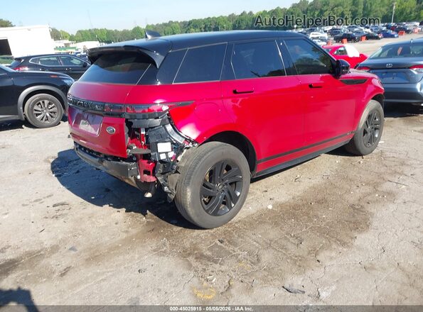 SALZT2FX5MH133450 2021 LAND ROVER RANGE ROVER EVOQUE Red Tył prawy