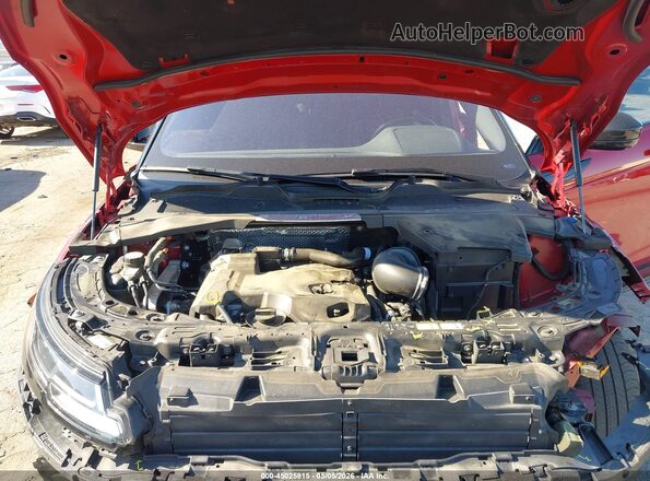 SALZT2FX5MH133450 2021 LAND ROVER RANGE ROVER EVOQUE Red Widok z tyłu