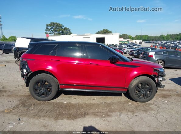 SALZT2FX5MH133450 2021 LAND ROVER RANGE ROVER EVOQUE Red Widok wnętrza z tyłu