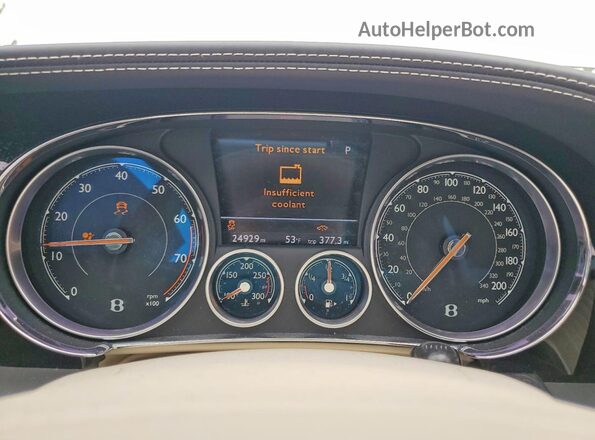 SCBFH7ZA4GC057482 2016 BENTLEY CONTINENTAL White Սարքավորումների վահանակի տեսք