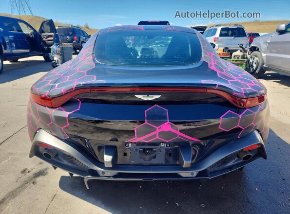 SCFSMGAW1KGN01144 2019 ASTON MARTIN VANTAGE Черный Вид сзади