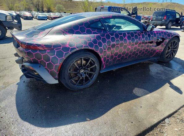 SCFSMGAW1KGN01144 2019 ASTON MARTIN VANTAGE Черный Задняя правая четверть