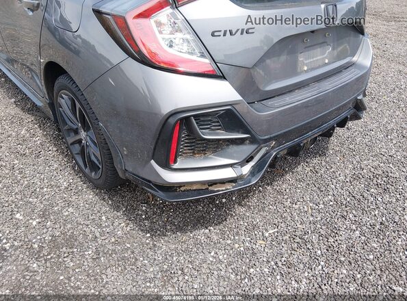 SHHFK7G41MU210733 2021 HONDA CIVIC Gray 
