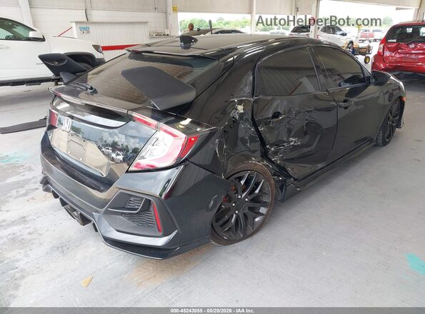 SHHFK7G45MU228491 2021 HONDA CIVIC Black Задня права чверть
