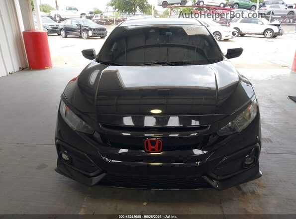 SHHFK7G45MU228491 2021 HONDA CIVIC Black Вид задньої частини салону