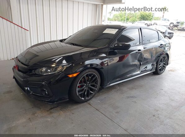 SHHFK7G45MU228491 2021 HONDA CIVIC Black Передня ліва чверть