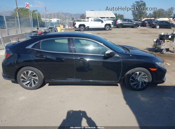 SHHFK7H23JU428729 2018 HONDA CIVIC Black Widok wnętrza z tyłu