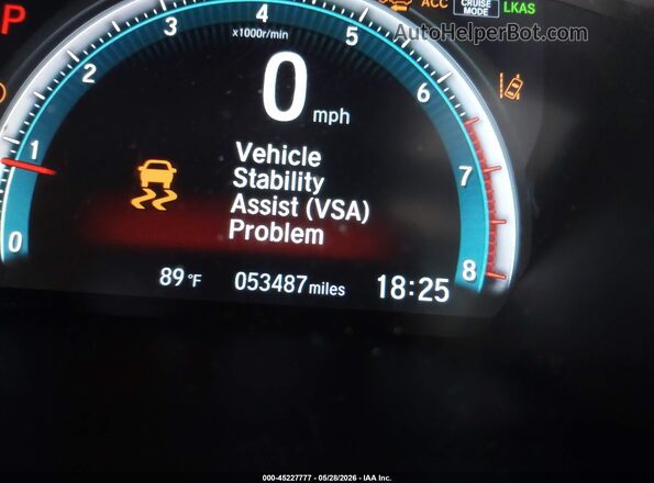 SHHFK7H3XKU213701 2019 HONDA CIVIC Gray 