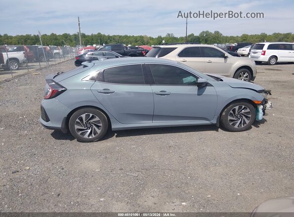 SHHFK7H3XKU423439 2019 HONDA CIVIC Blue Սալոնի 360 աստիճան տեսք